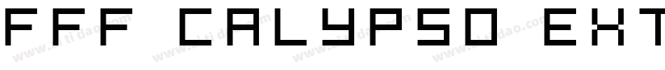 FFF Calypso Extended字体转换